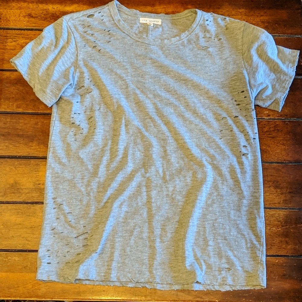 LA Hearts distressed t-shirt